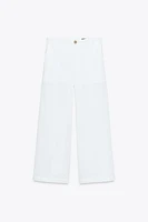 OPENWORK EMBROIDERY CULOTTES