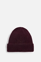 WOOL BLEND KNIT HAT