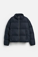 100% FEATHER FILL PUFFER JACKET