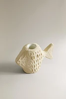 CHANDELIER PAPIER MÂCHÉ POISSON