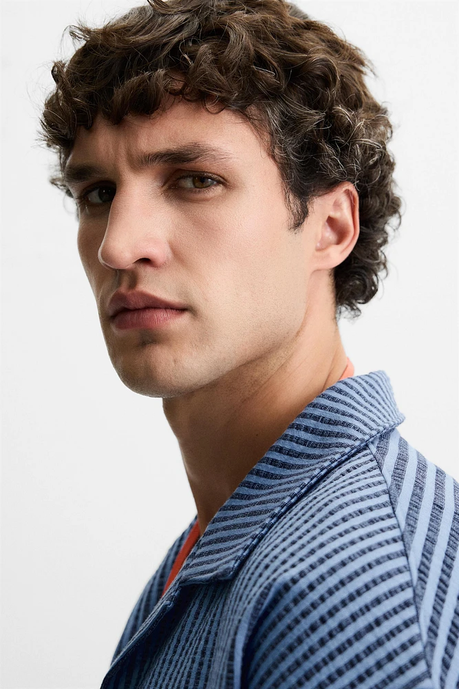CHEMISE RELAXED FIT SEERSUCKER