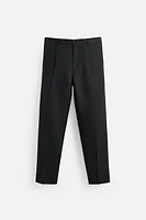 100% LINEN PLEATED PANTS