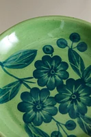ASSIETTE À PAIN GRÈS FLEURS