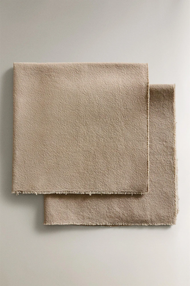 WASHED COTTON NAPKINS (SET OF 2)