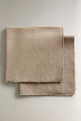 WASHED COTTON NAPKINS (SET OF 2)