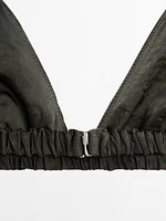 Soutien-gorge triangle satiné élastique - STUDIO