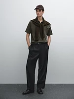100% cotton short sleeve polo shirt