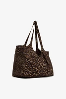 GRAND SAC EN COTON IMPRIMÉ ANIMAL