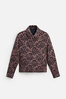 FLORAL JACQUARD JACKET