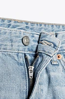 MID-RISE RIPPED TRF DENIM SHORTS