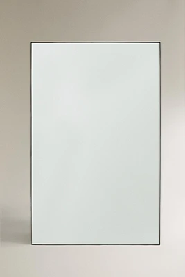MIROIR MURAL CADRE ARGENTÉ