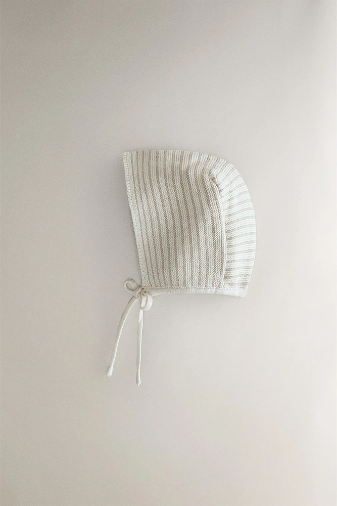 BONNET ENFANT COTON ET SOIE
