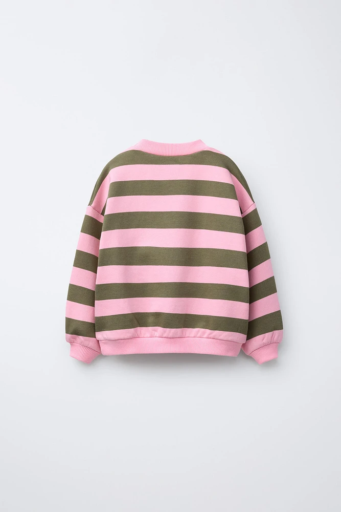 STRIPED SWEATSHIRT