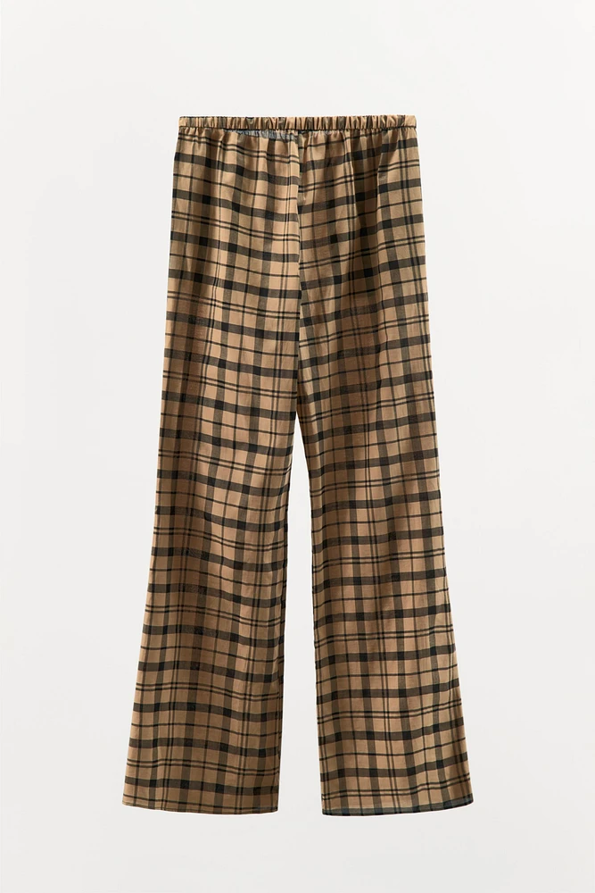 CHECKERED PAJAMA PANTS