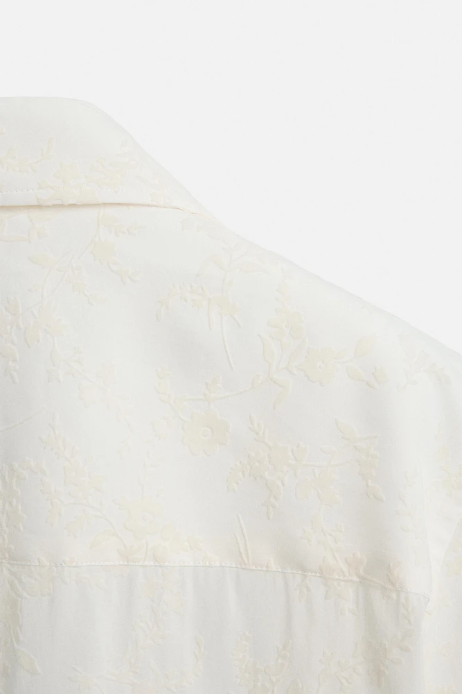 CHEMISE JACQUARD TEXTURÉE