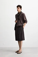 BERMUDA PLIS WIDE FIT
