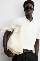 KNIT COTTON POLO SHIRT