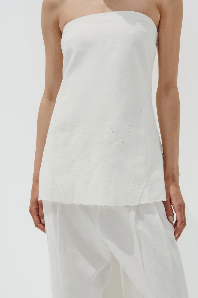 TOP BUSTIER BRODÉ
