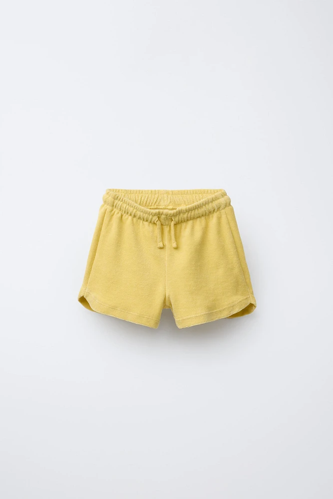 BERMUDA EN TISSU SERVIETTE