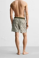MAILLOT DE BAIN LONG À IMPRIMÉ CACHEMIRE