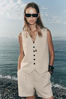 GILET DE TAILLEUR EN LIN
