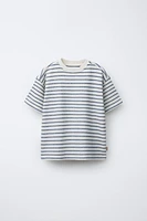 T-SHIRT À RAYURES STRUCTURÉ