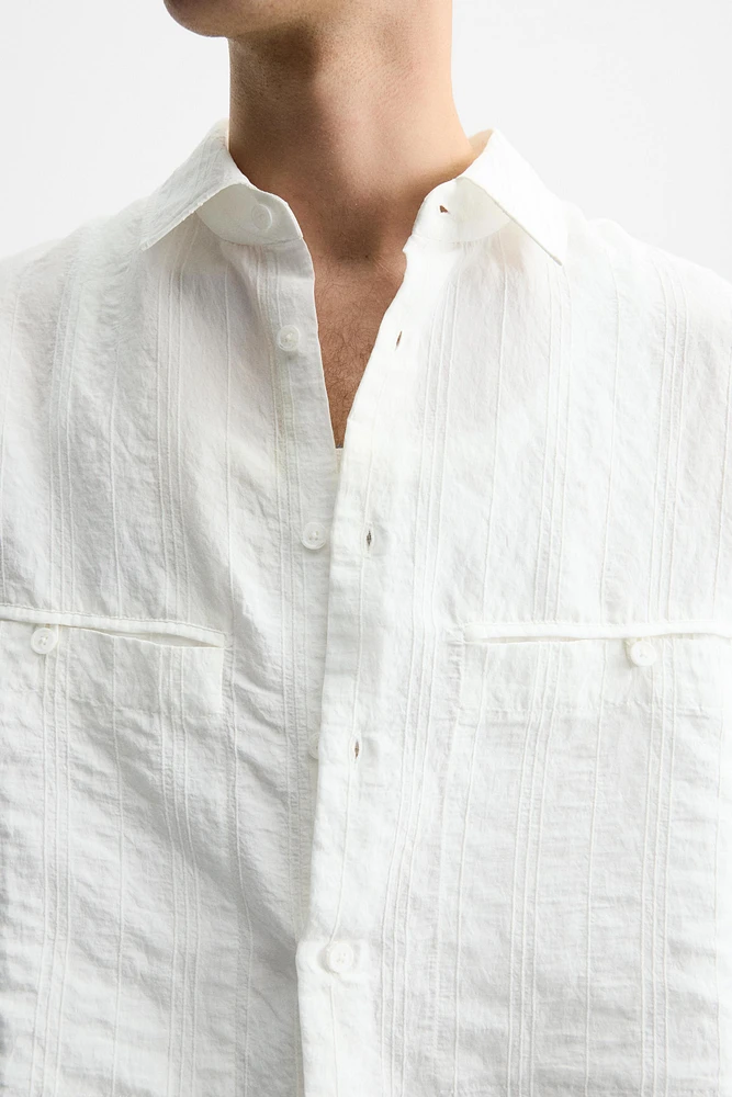 STRIPED JACQUARD SHIRT