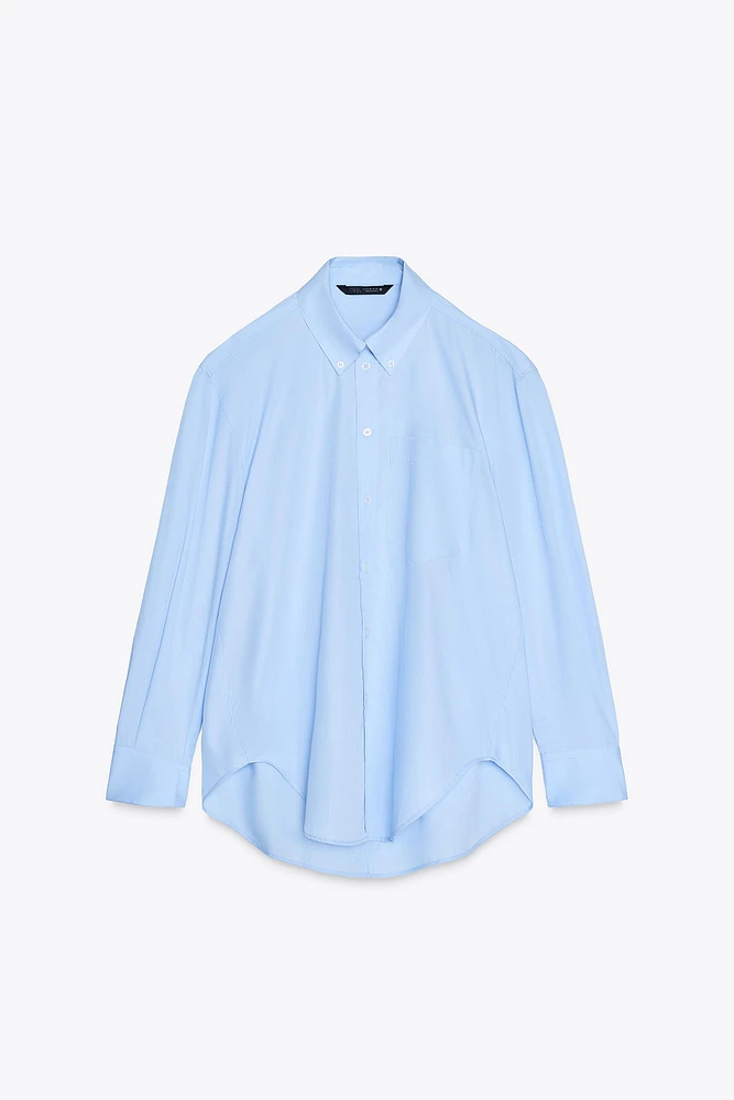 OVERSIZED POPLIN SHIRT