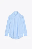 OVERSIZED POPLIN SHIRT