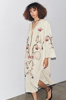 ROBE BRODERIES FLEURS ZW COLLECTION