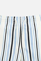 STRIPED REGULAR SWIMMING TRUNKS