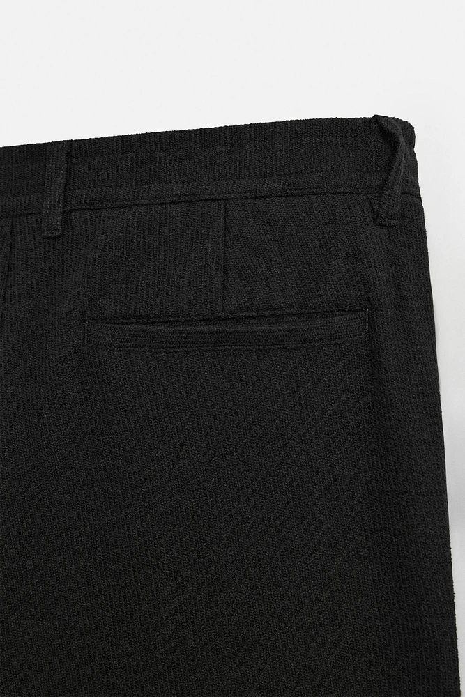 PANTALON À TEXTURE