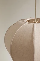 LARGE LINEN PENDANT LAMP