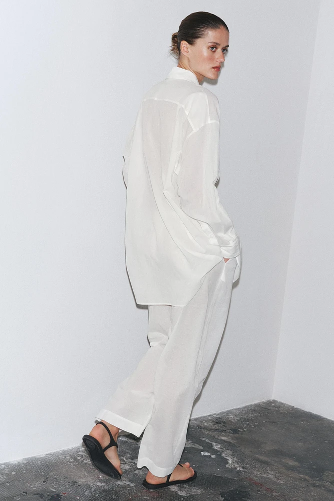 ZW COLLECTION COTTON PANTS