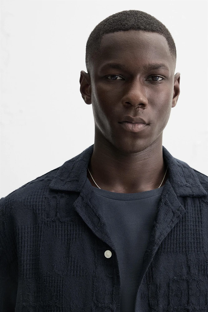 CHEMISE RELAXED FIT JACQUARD