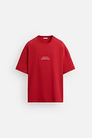 PRINTED TEXT T-SHIRT