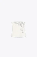 RHINESTONE BANDEAU TOP