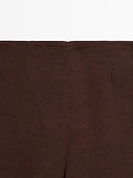 Pantalon de costume fluide en lin - Limited Edition