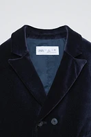 VELVET SUIT JACKET