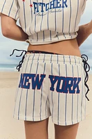 NEW YORK STRIPED SHORTS