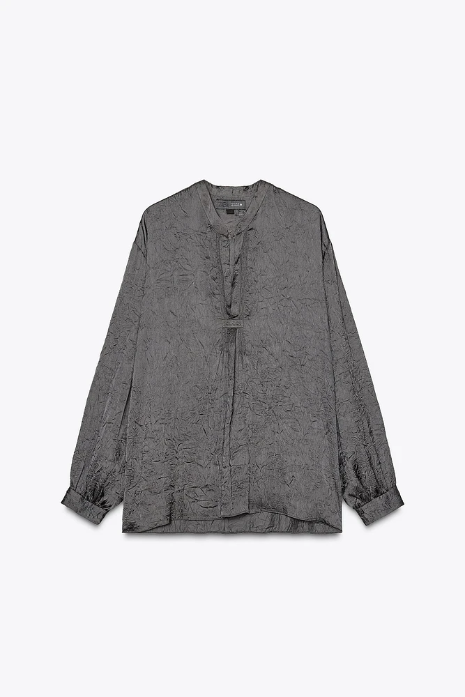 CHEMISE EFFET PLISSÉ ZW COLLECTION