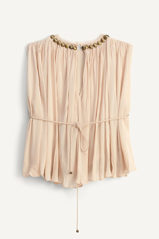 TOP BRODÉ FRANGES LIMITED EDITION