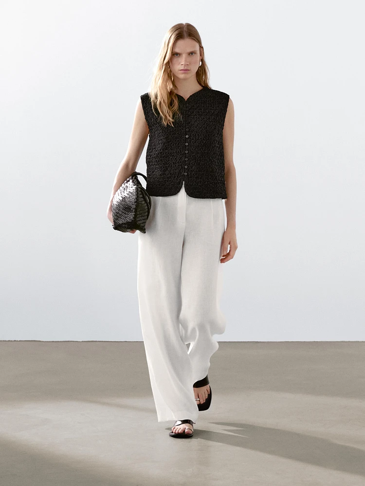 Gilet brodé