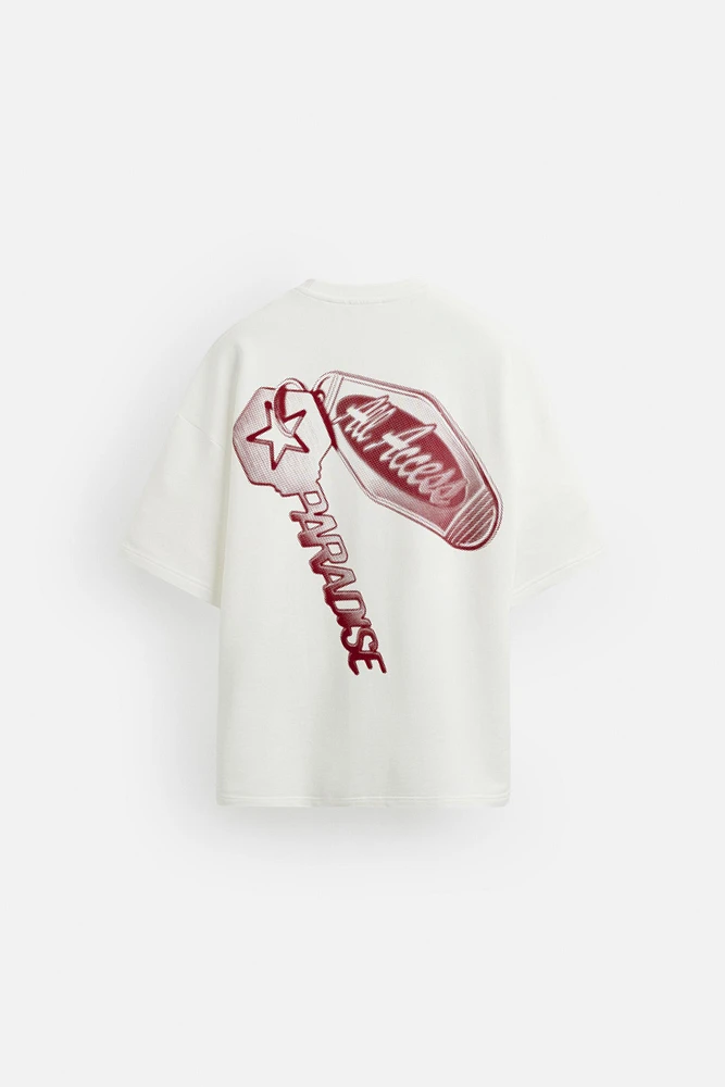 T-SHIRT IMPRIMÉS EN MATIÈRES VARIÉES