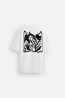 TEXTURE PRINT T-SHIRT