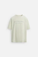 WASHED TEXT T-SHIRT