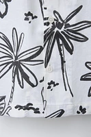PALM TREE PRINT SHIRT