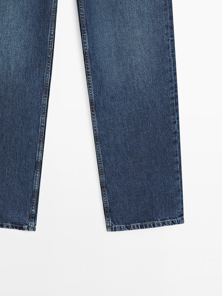 Jean straight mid-rise