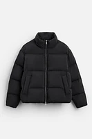 100% FEATHER FILL PUFFER JACKET