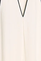 ZW COLLECTION LINEN BLEND DRESS WITH TRIM